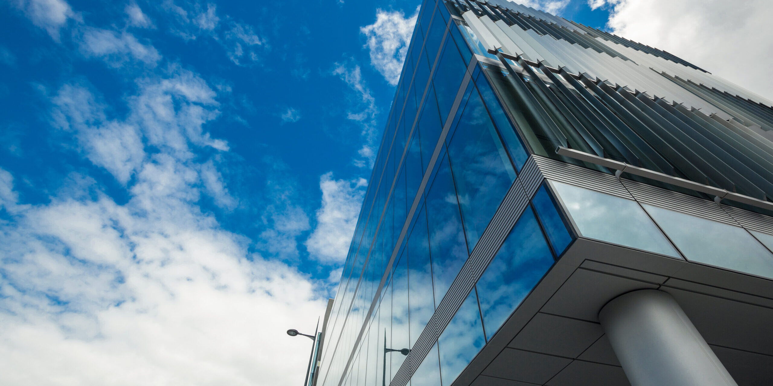 Low angle view of office building